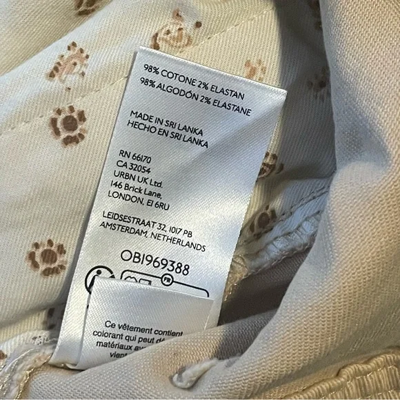 Pilcro Anthropologie Womens 28 Relaxed Cuffed Pants Khaki Wide Leg High Rise Tan - Picture 6 of 10